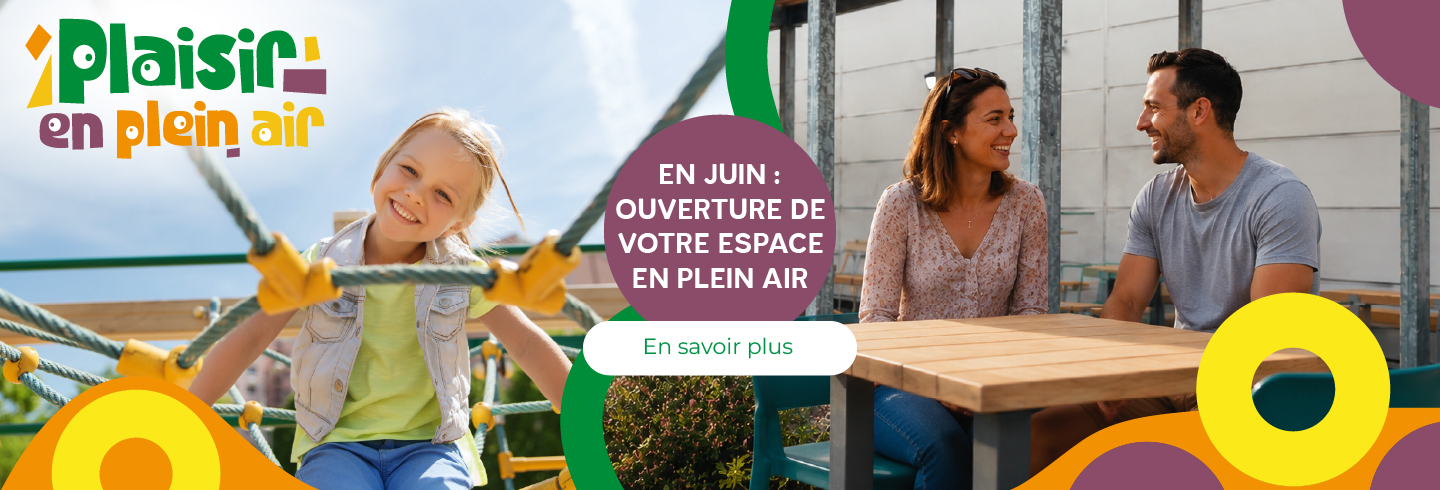 plaisir en plein air bannière