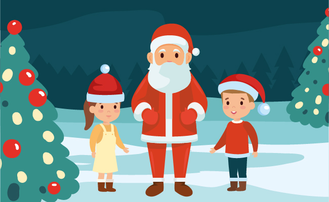 photo avec le pere noel