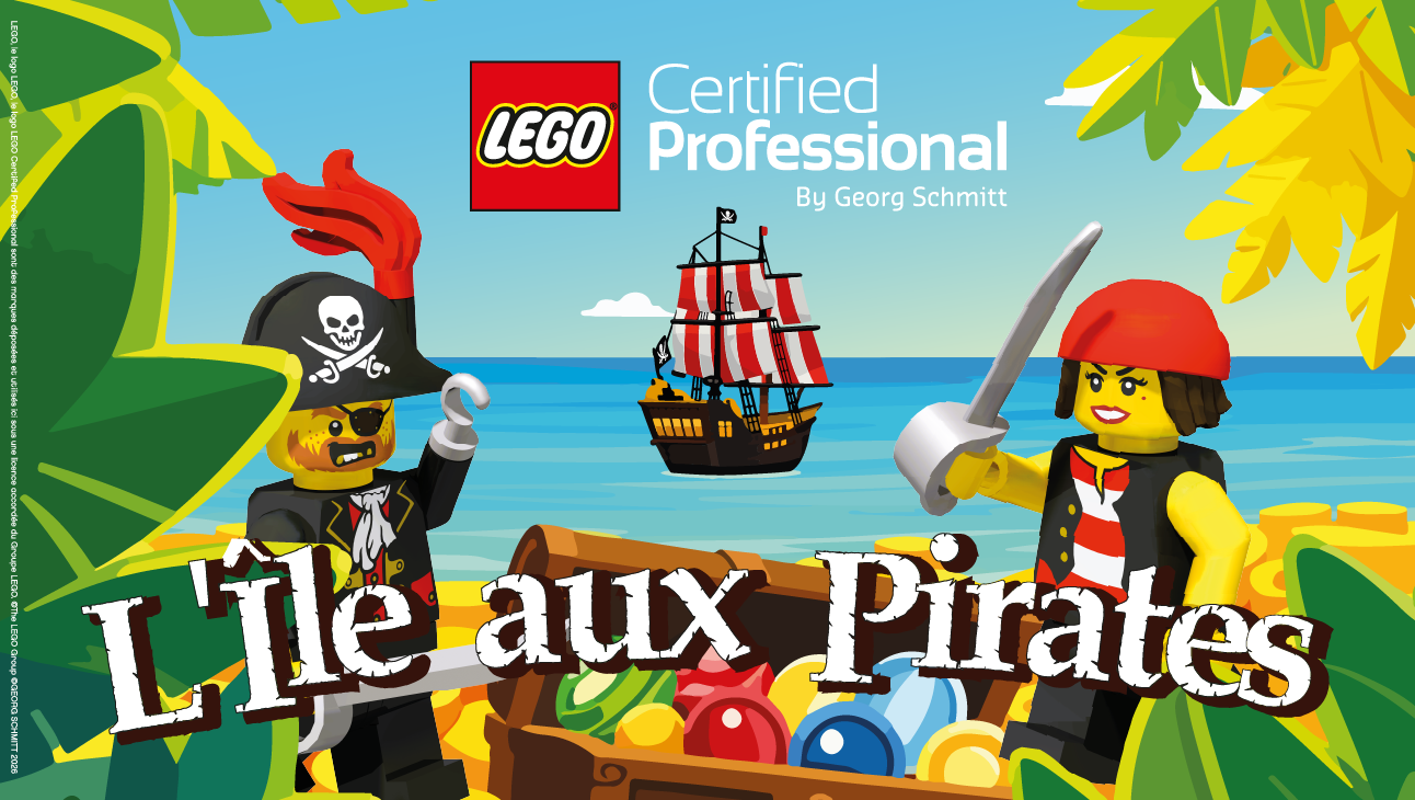 Exposition en briques LEGO l'ile aux pirates Aushopping Grand Plaisir du 18 avril au 16 mai