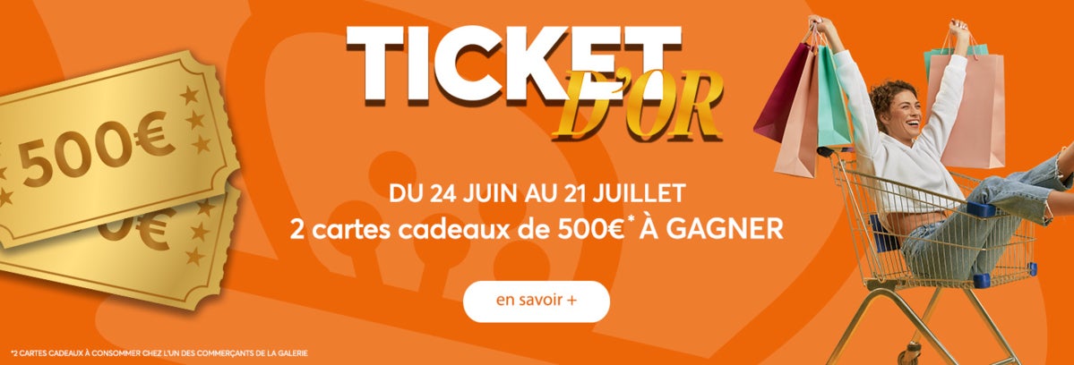 ticket d'or soldes été