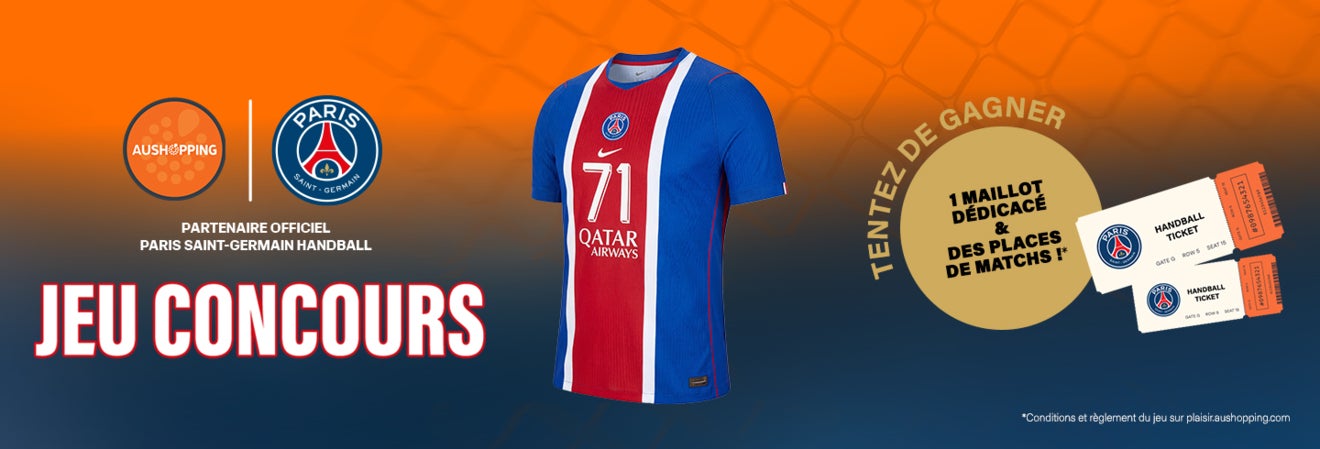 jeu concours psg handball place match