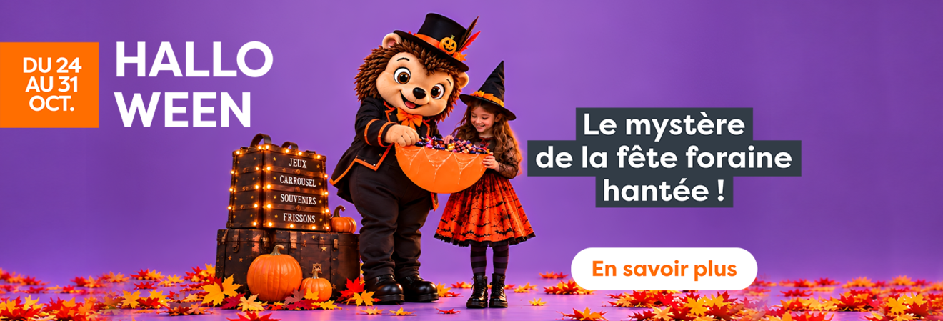 Aushopping Grand Plaisir du 24 au 31 octobre Louison & le mystère de la fête foraine hantée