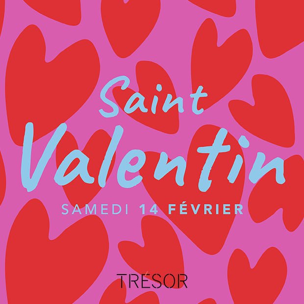 La Saint-Valentin vous attend chez Tresor