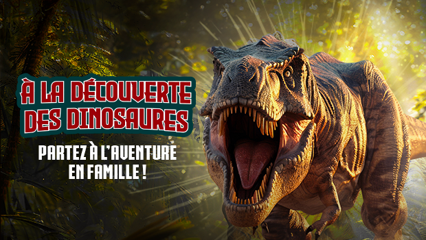 Dinosaures vacances scolaires Aushopping grand plaisir