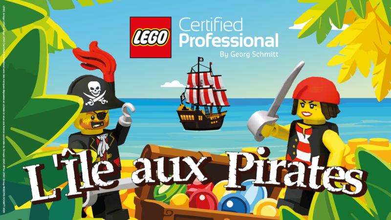 Exposition en briques LEGO l'ile aux pirates Aushopping Grand Plaisir du 18 avril au 16 mai